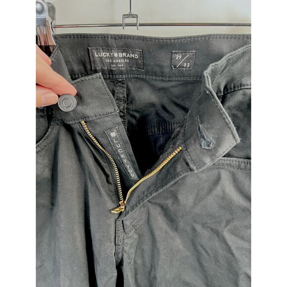 Lucky Brand Men’s 121 Slim Straight Stretch Pants, Black, Size 29 x 32 - Picture 5 of 16